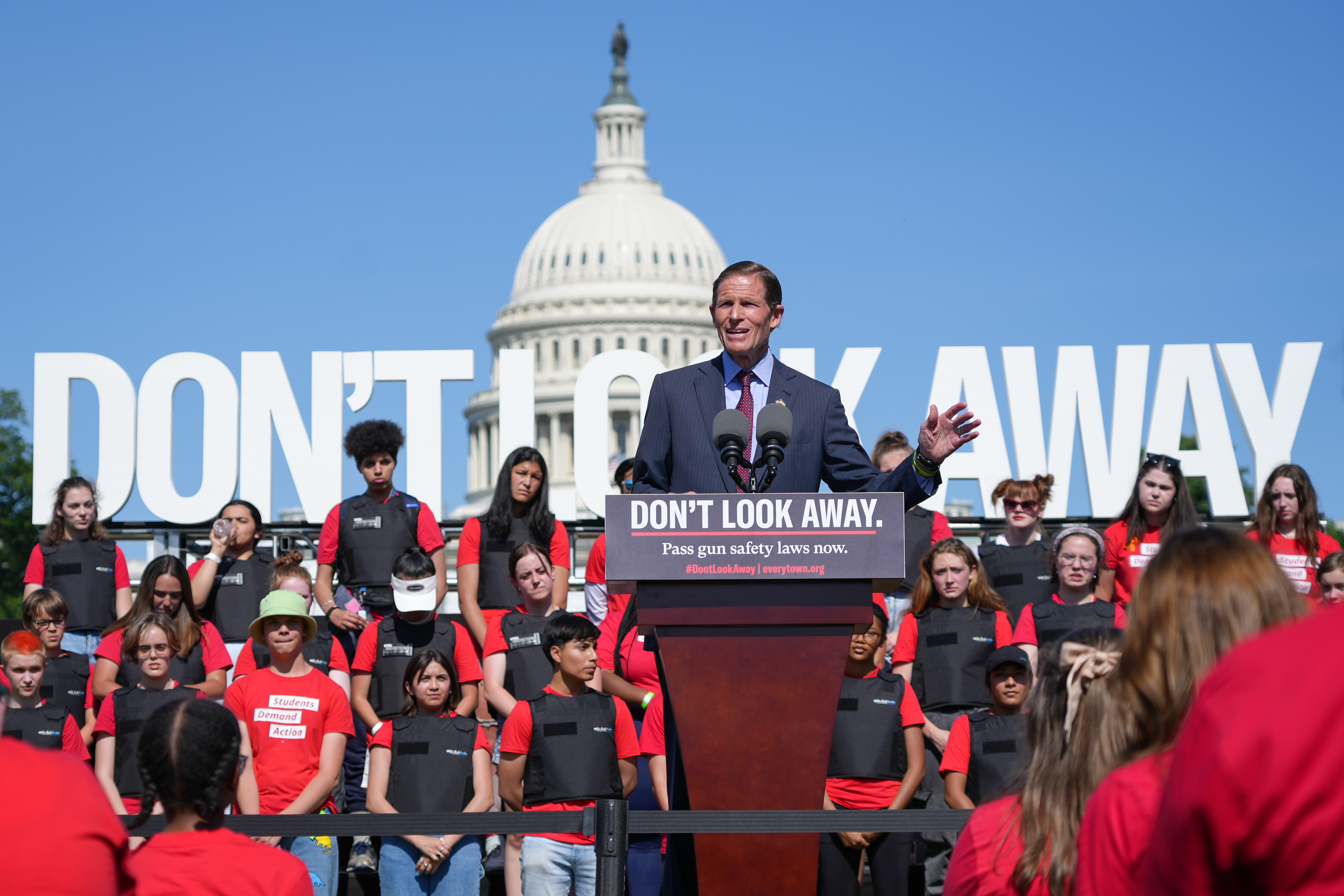 Blumenthal Rallies With Students From Across the Country & Visits National  Gun Violence Memorial to Demand Action on Gun Safety Laws