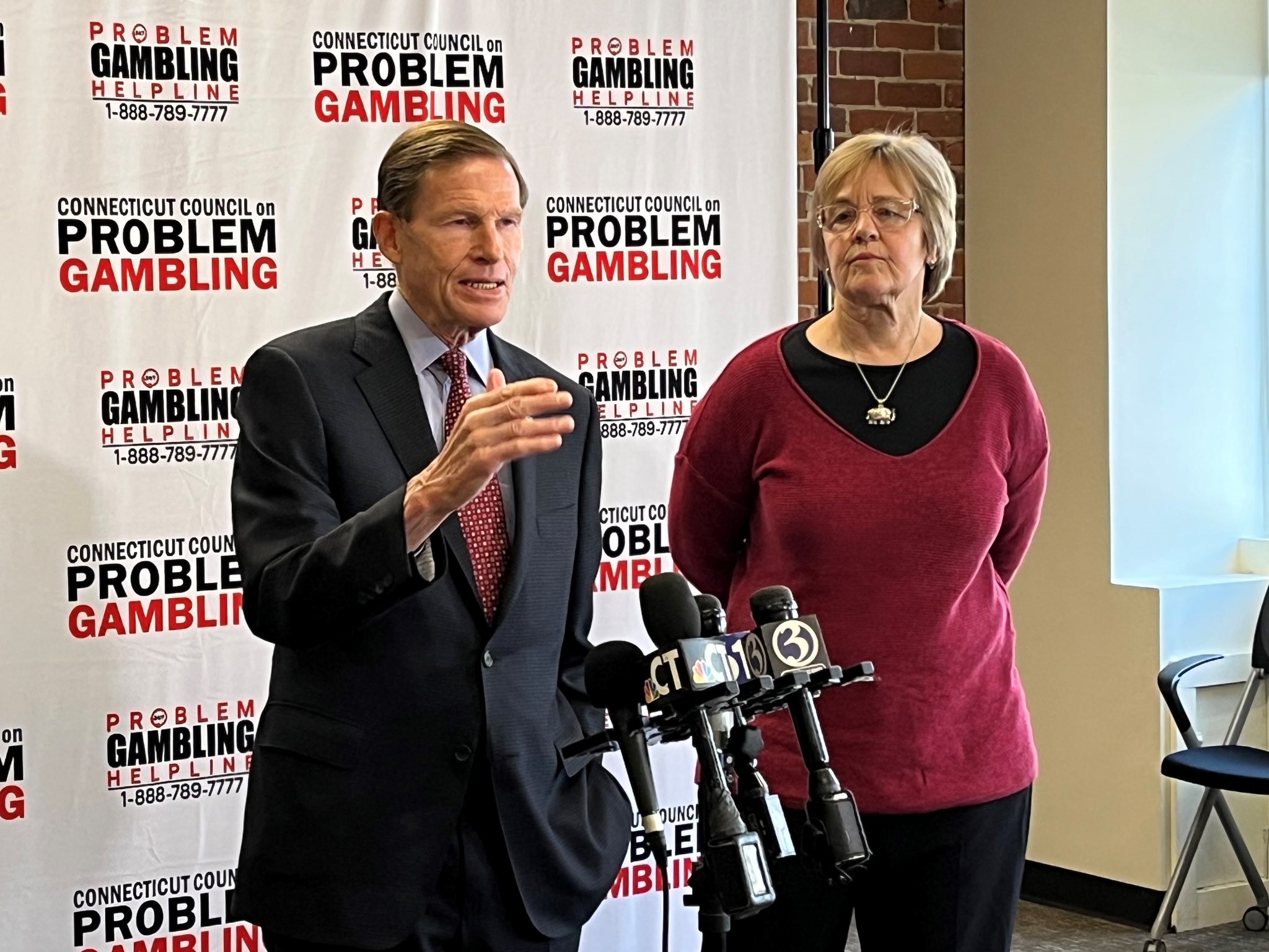 Blumenthal joined the Connecticut Council on Problem Gambling to call on colleges and universities to put student health and well-being above lucrative on campus gambling contracts. 