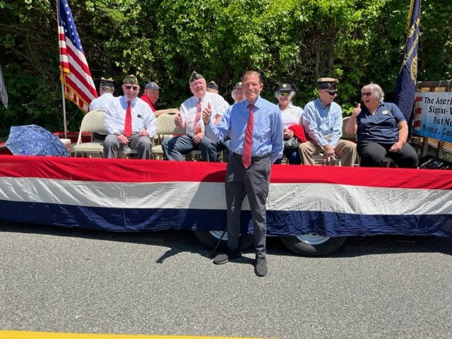 Blumenthal joined Memorial Day parades and ceremonies across the state. 